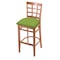 Holland Bar Stool Co 25" Counter Stool, Medium Finish, Canter Kiwi Green Seat 313025Med009 - alternate 1